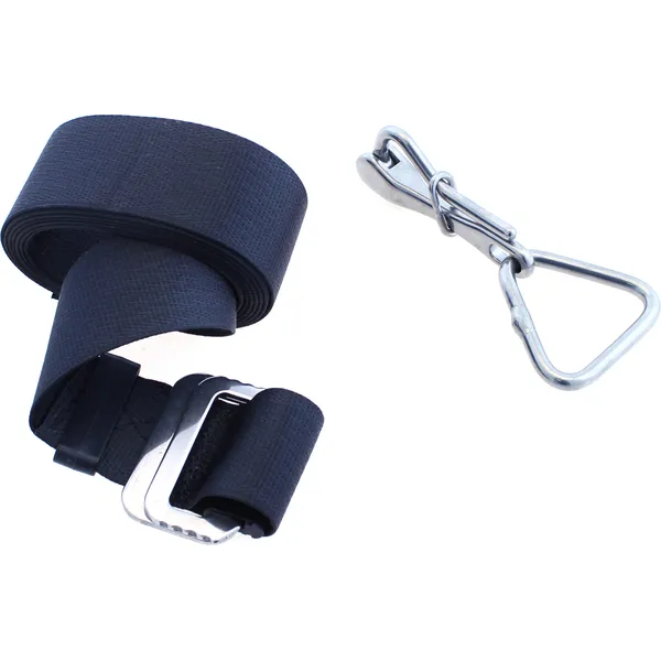 Hurtigutløserbånd med sikkerhetspin for krybbe