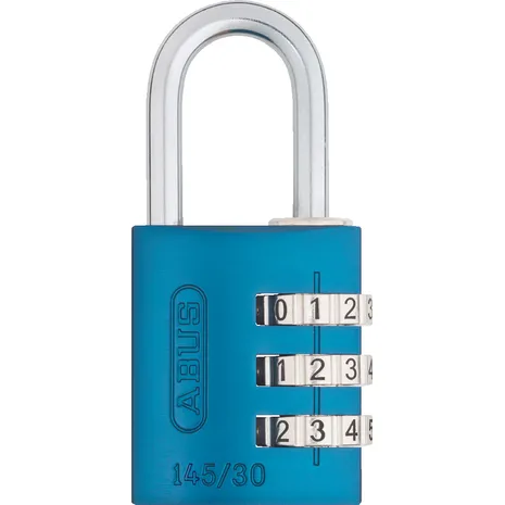Abus Hengelås 145/30 C m/kodelås, blå