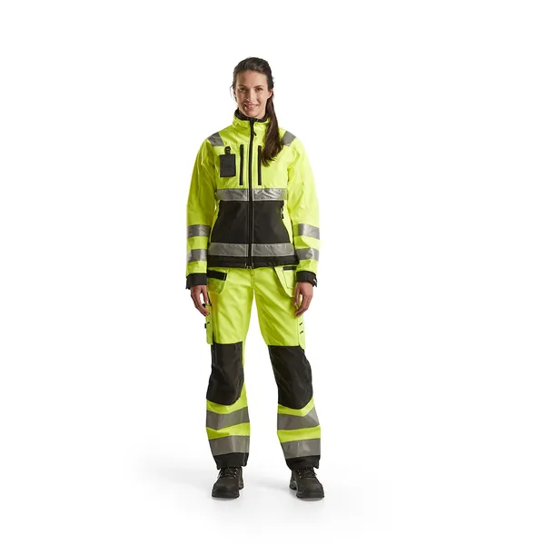 Softshelljakke Varsel Dame Gul/Svart