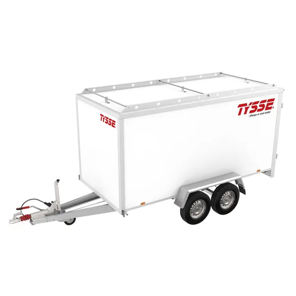 TYSSE 6308, hvit, 2000 kg, 150 cm skaphøyde, Skaphenger