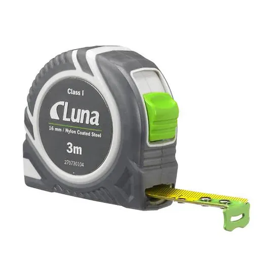 Målebånd 3 mtr. Autolock Luna