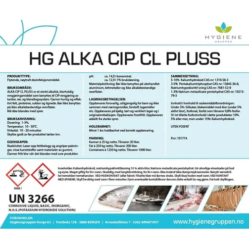 Alka Cip Cl Pluss 25kg