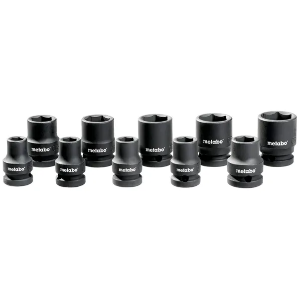 Pipenøkkelsett 1/2"  10-24mm, 10-deler