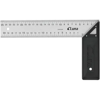 Vinkel aluminium 250mm, Luna