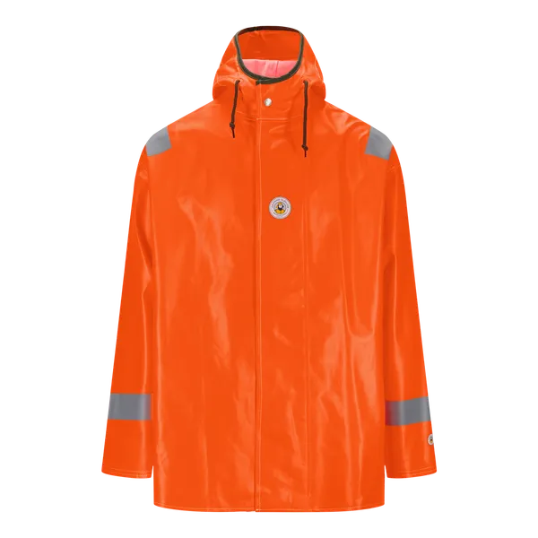 Regnjakke Oseberg Fl. Oransje