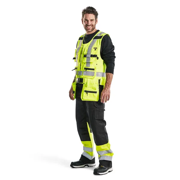 Håndverkervest Varsel Gul