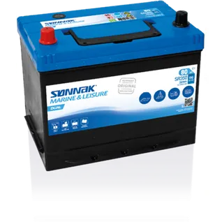 Batteri 12V 80 Ah Dual Nautilus 