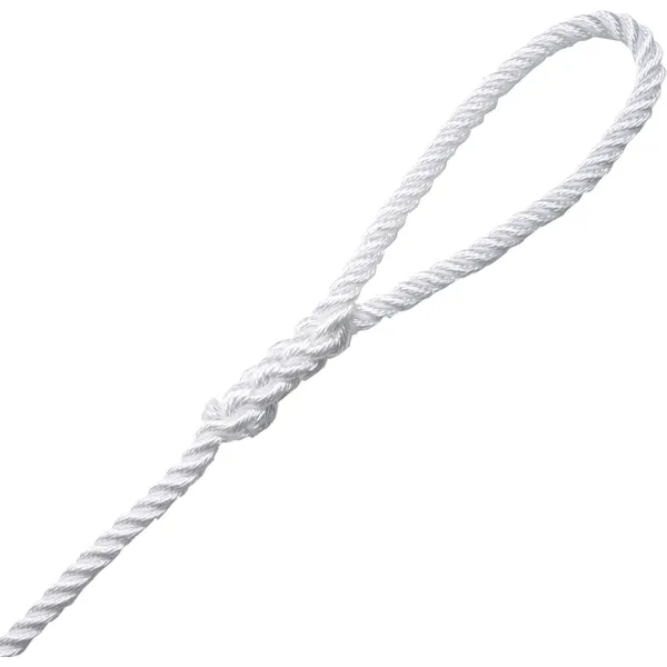 Robline 3-slått fortøyningsline hvit
