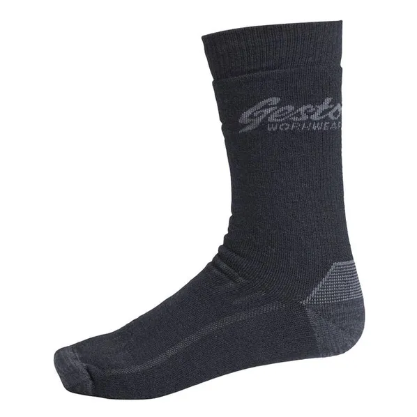 1104 Warm Wool Sock, Svart