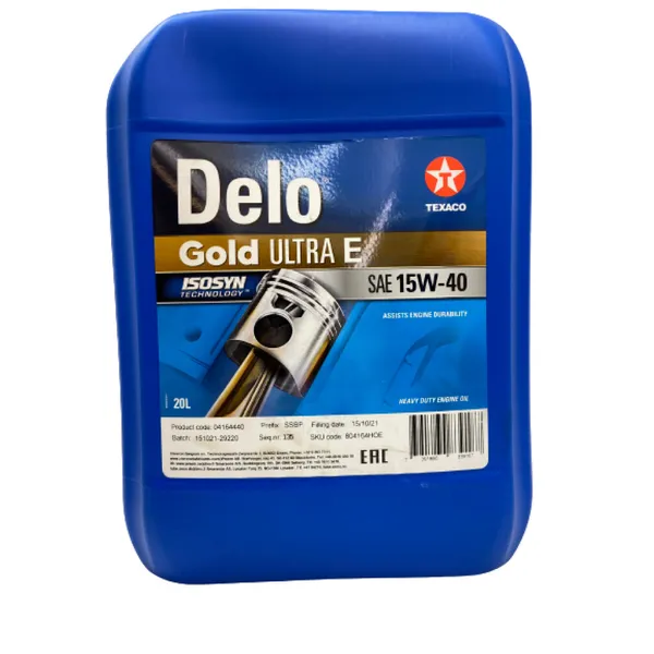 Olje, DELO Ultra gold E, 15W-40, 20 ltr (Ursa Premium TD)