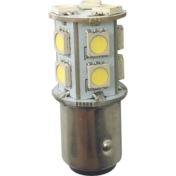 1852 LED pære BAY15D u/kuppel 2-pk