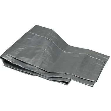 Presenning, 5,4 x 7,2 mtr., ekstra sterk sølv