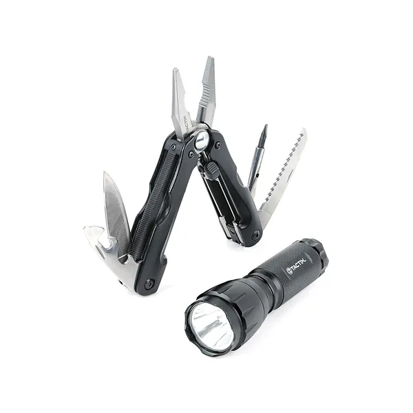 Multiverktøy m/lommelykt Survival