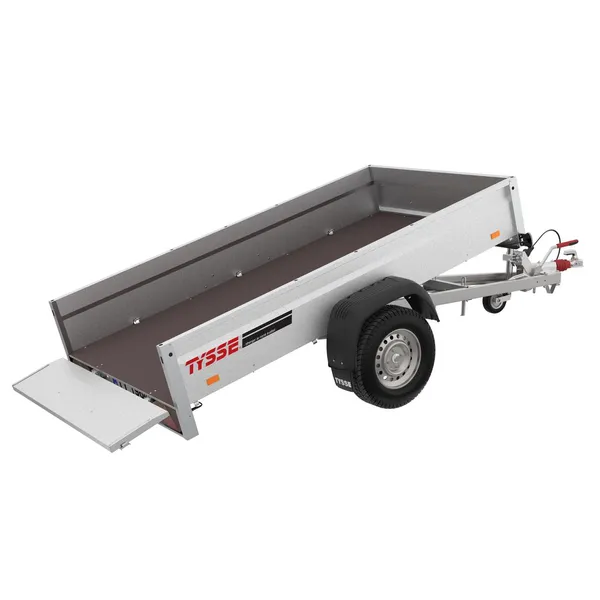 TYSSE 6277 m/tipp og forst. baklem, 1300 kg, Varehenger