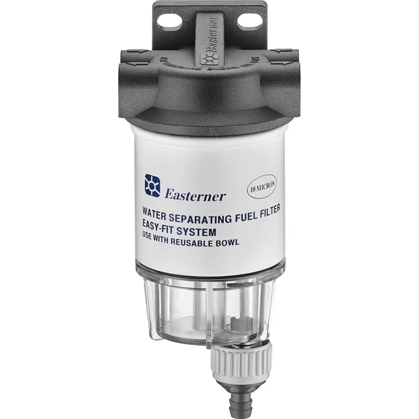 Drivstoffilter Compact 10 Micron m/bolle universal