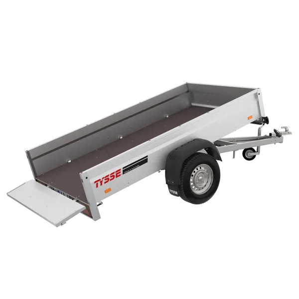 TYSSE 6077 m/tipp og forst. baklem, 750 kg, Varehenger