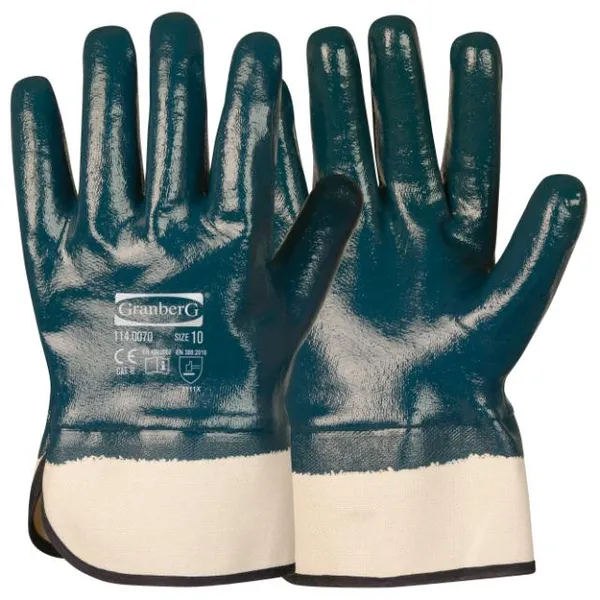 Hanske, All-round, Nitrilgummi m/mansjett