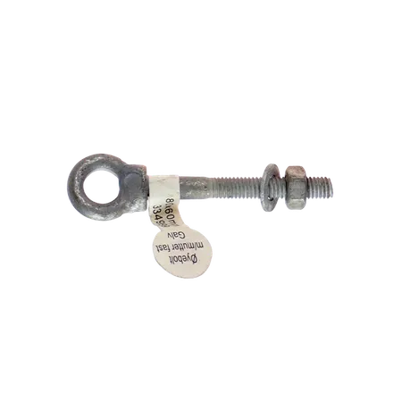 CAL Øyebolt m/mutter fast 8x60mm 