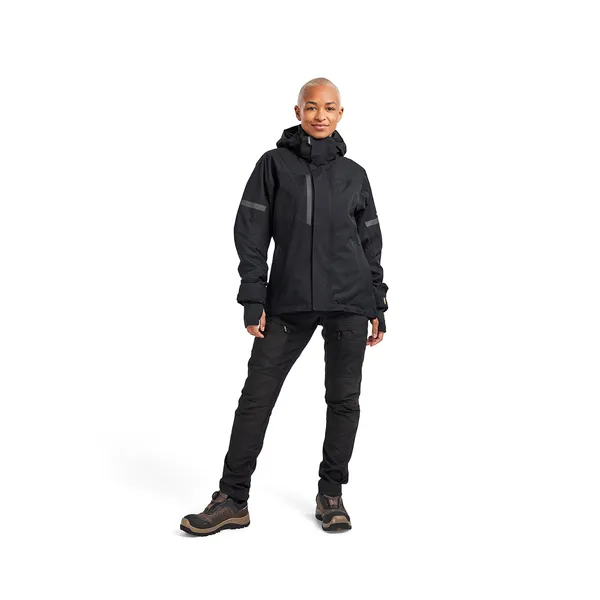 Skalljakke Dame Svart
