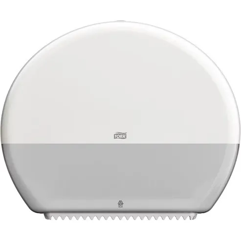 Dispenser Jumbo toalettrull hvit plast T1 Tork 