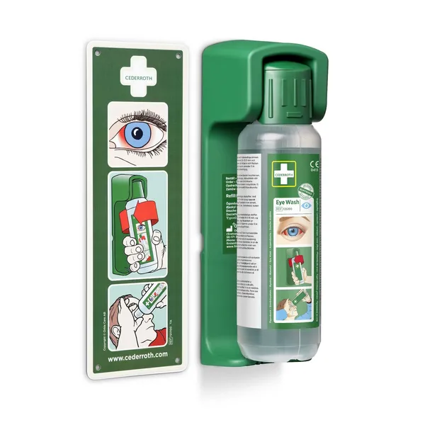 Veggfeste for øyedusjflaske 500 ml 