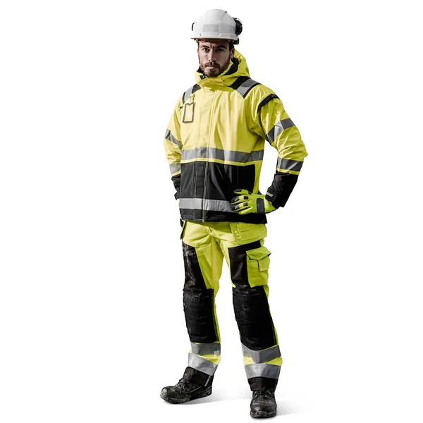 Skalljakke Hivis Gul/Svart