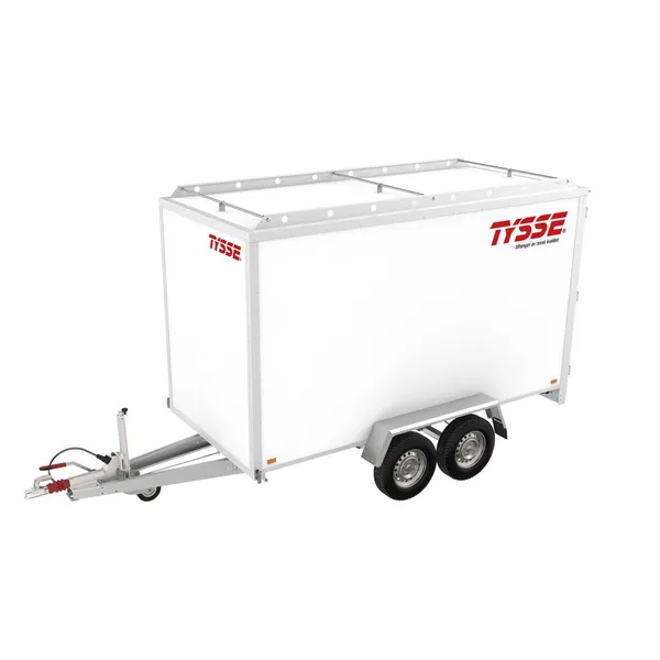 TYSSE 6308, hvit, 2000 kg, 180 cm skaphøyde, Skaphenger