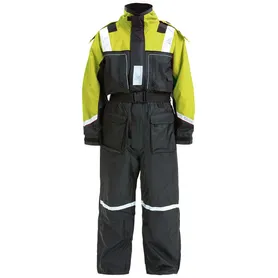 1852 Flytedress barn Svart m/fluor gul