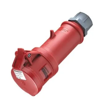 Skjøtekontakt, 16A, 3+N+J, 400V, IP44