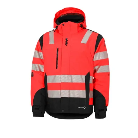 Vinterjakke Protec Highvis Rød/Svart