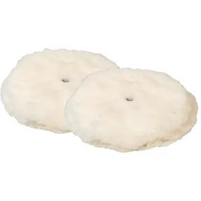 1852 Poleringspad lammeull rondell 2-pk