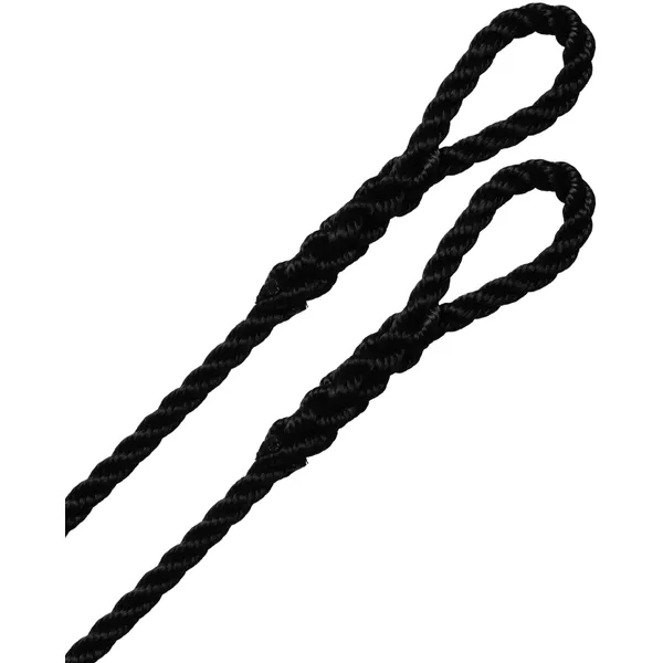 Robline 3-slått fenderline 2-pk sort