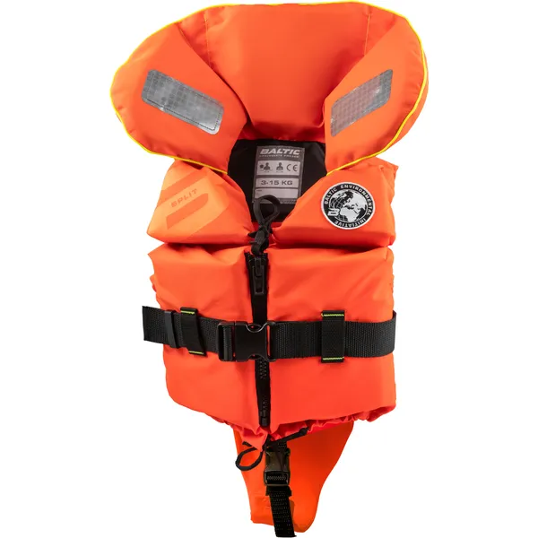 Baltic Split Front E.I. redningsvest baby/barn orange