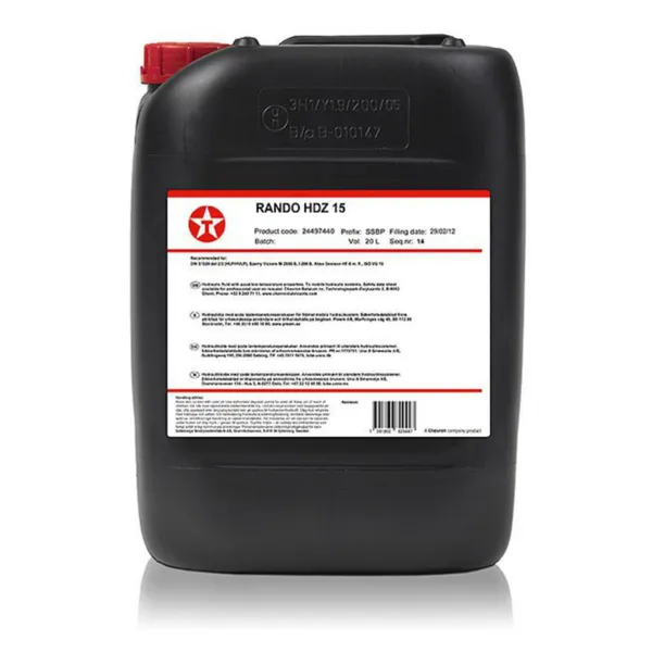 Hydraulikkolje HDZ100, 20ltr
