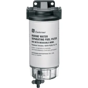 Drivstoffilter 10 Micron m/bolle 16 mm High Flow