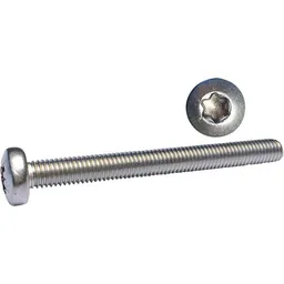 Syrefaste maskinskruer A4, panhode, torx