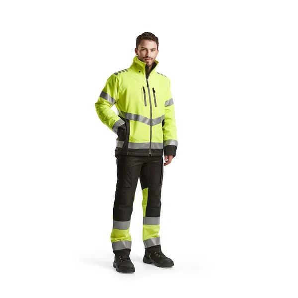 Varselbukse med stretch Gul/svart