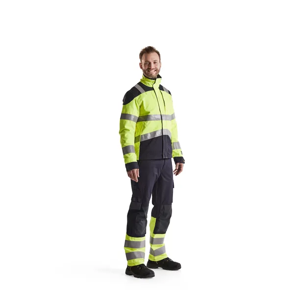 Bukse Multinorm Inherent Marineblå/Gul