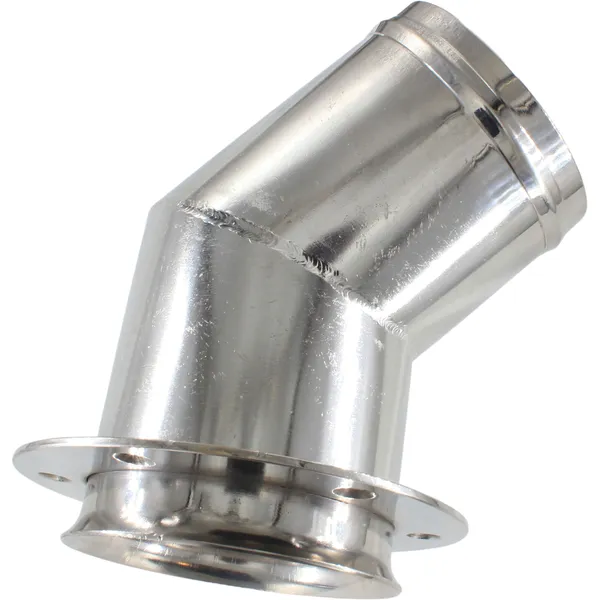 Eksosgjennomføring 45 grader 101 mm