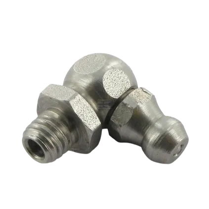 Rustfri Fettnippel / Smørenippel M6x1  90gr