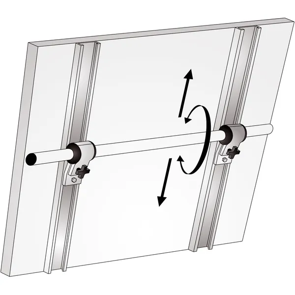 NOA solpanelholder, justerbar