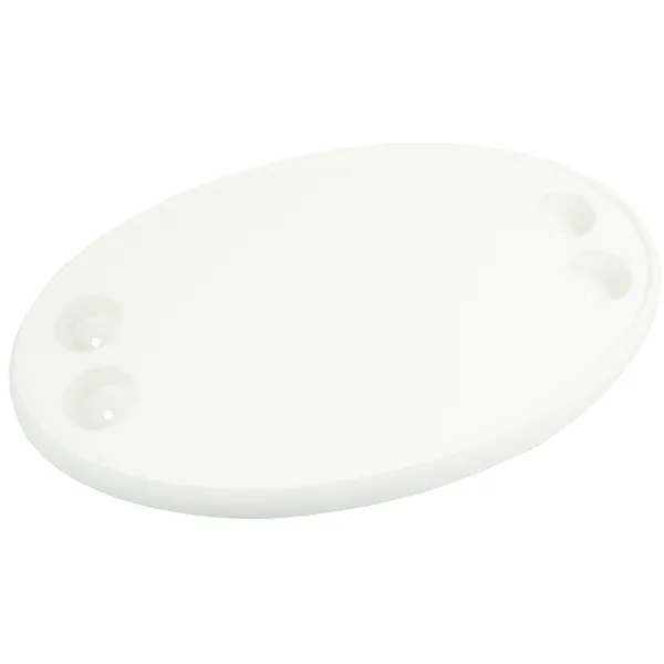 Bordplate, oval med 4 flaskeholdere