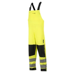 Regnbukse Stord med seler Hivis Gul KL.2