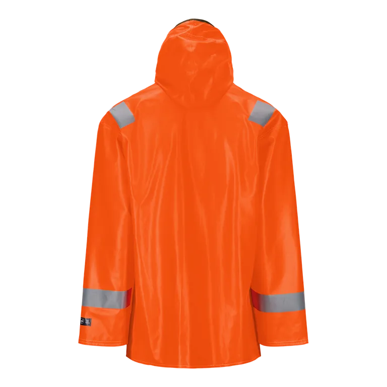 Regnjakke Oseberg Fl. Oransje