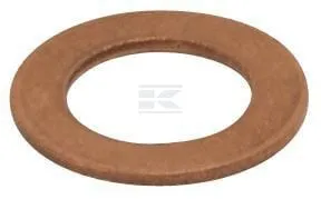 Kobberskive, 14x20x1.5mm