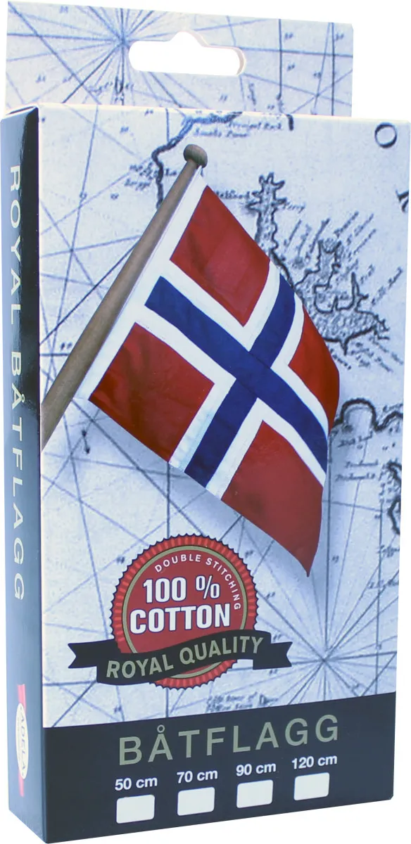 Norsk båtflagg, Royal bomull