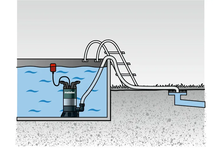 Lensepumpe Metabo PS 18000 med tilbehørspakke
