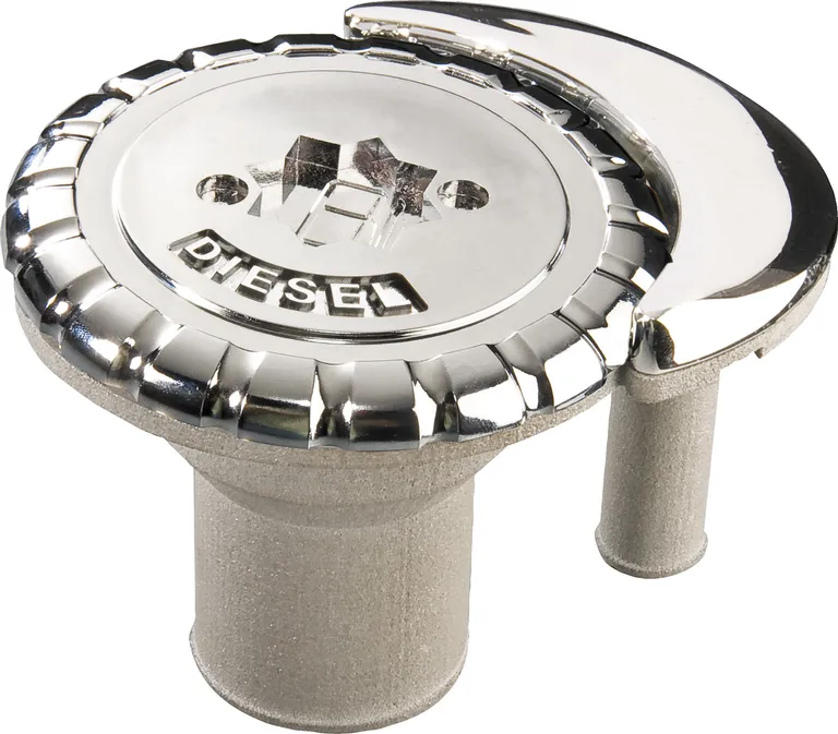 Dekksforskruvning NR plast/krom m/ventil 1 1/2 Diesel