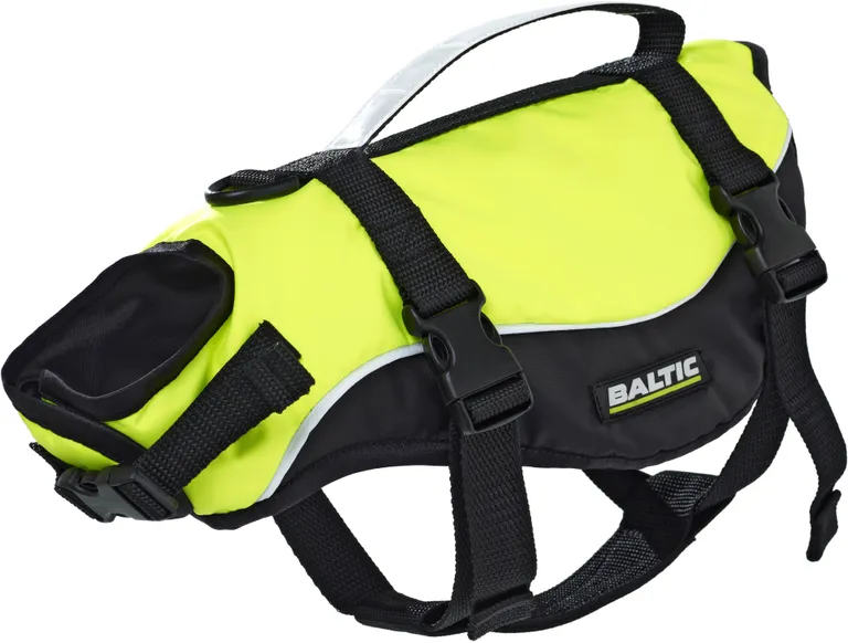 Baltic Maja kattevest gul/svart