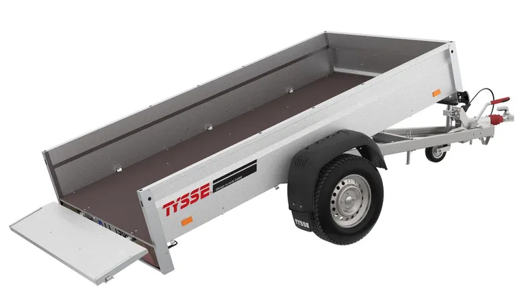 TYSSE 6177 m/tipp og forst. baklem, 750 kg, Varehenger
